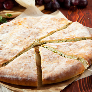 Ossetian Pie with Cheese and Herbs